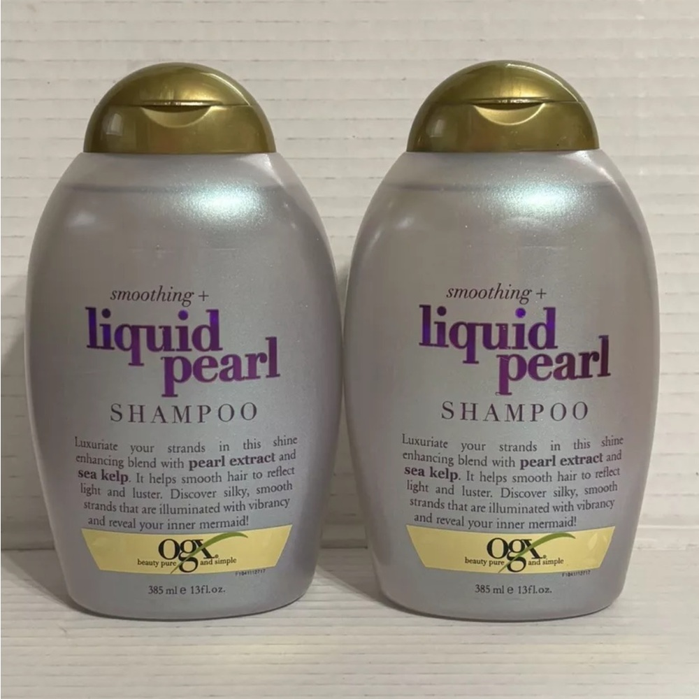 OGX‎ Liquid Pearl Shampoo with Gold Cap x2